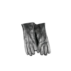 Guess Jeans Black Leather Glove - Gloves & Mittens
