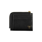 Guess Jeans Black Leather Wallet - Wallets
