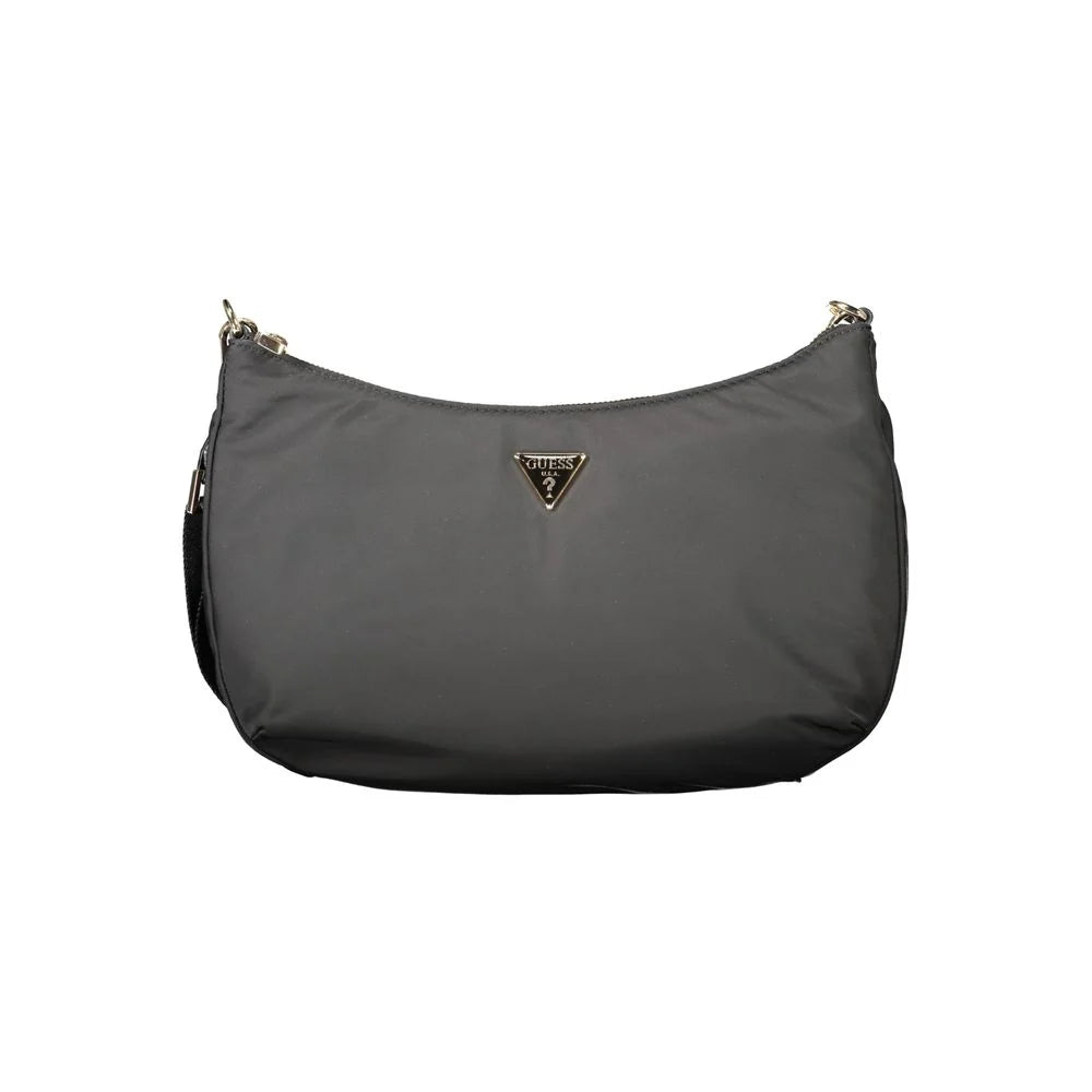 Guess Jeans Black Polyester Handbag - Shoulder Bags