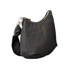 Guess Jeans Black Polyester Handbag - Shoulder Bags