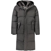 Guess Jeans Black Polyester Men Jacket - S