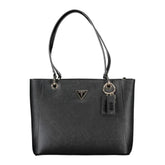 Guess Jeans Black Polyethylene Handbag - Shopper Bags