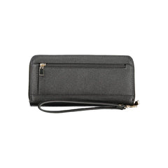 Guess Jeans Black Polyethylene Wallet - Wallets