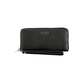 Guess Jeans Black Polyethylene Wallet - Wallets