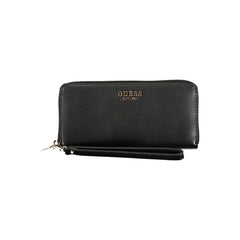 Guess Jeans Black Polyethylene Wallet - Wallets