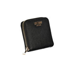 Guess Jeans Black Polyethylene Wallet - Wallets