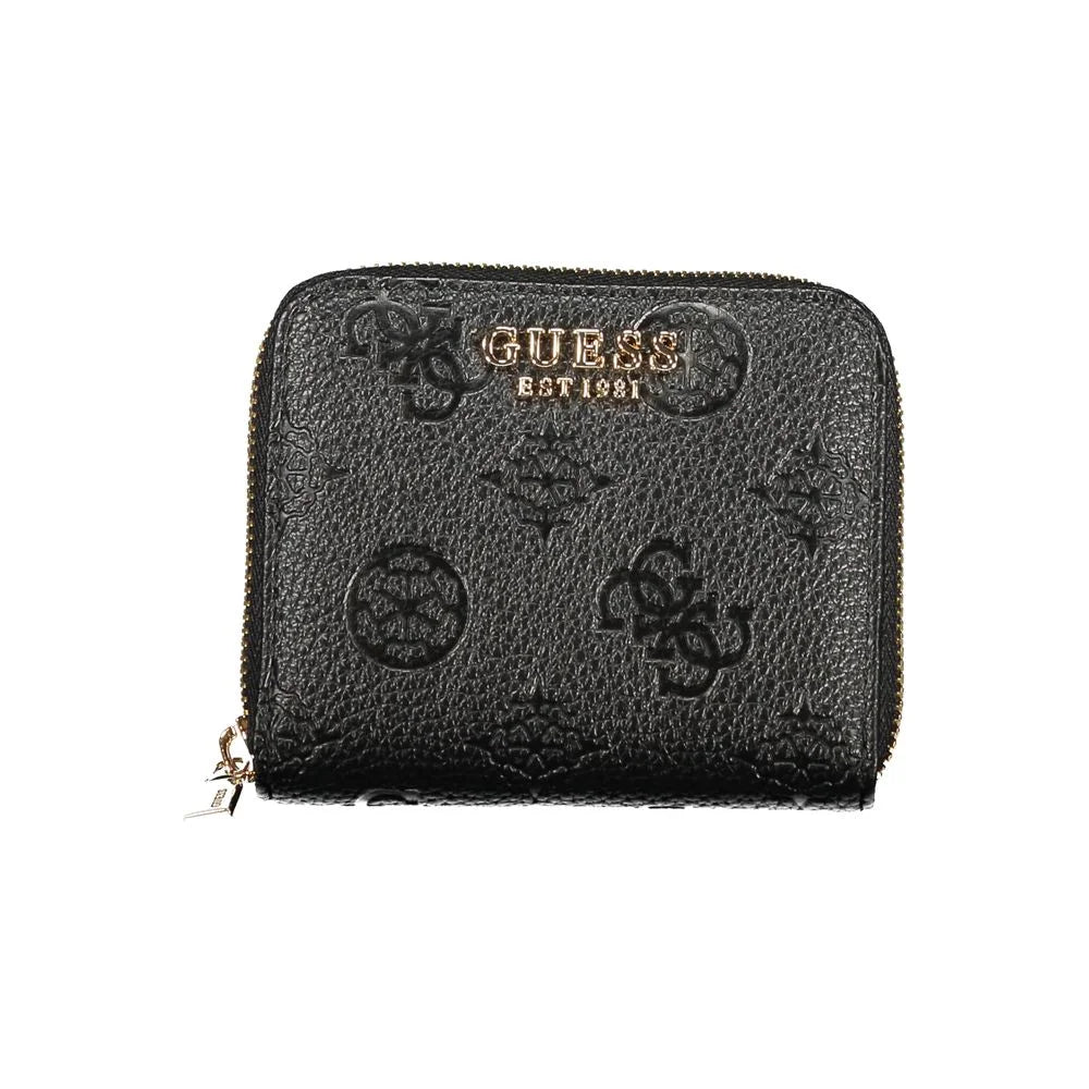 Guess Jeans Black Polyethylene Wallet - Wallets