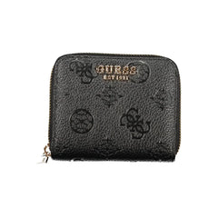 Guess Jeans Black Polyethylene Wallet - Wallets