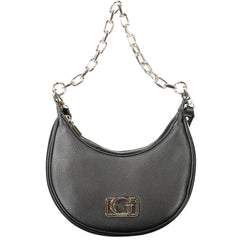 Guess Jeans Black Polyethylene Women Handbag - Half-Moon Bags
