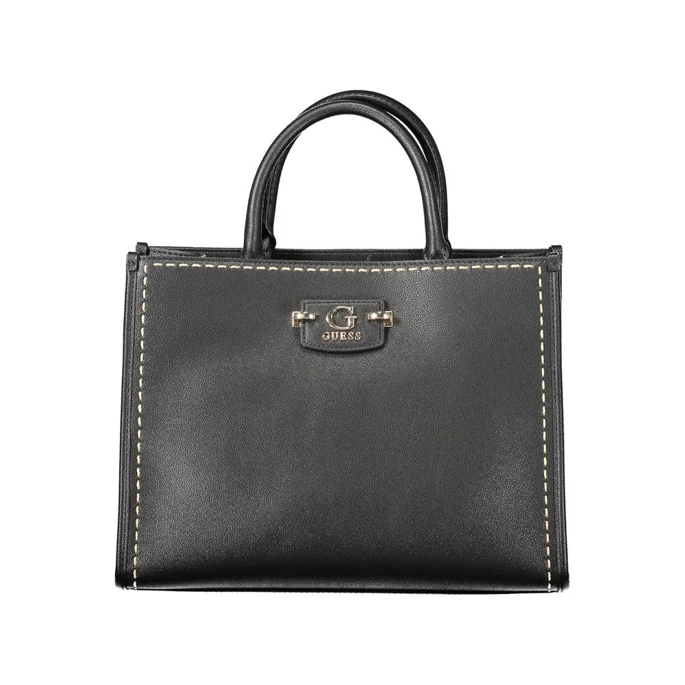 Guess Jeans Black Polyethylene Women Handbag - Satchel Bags