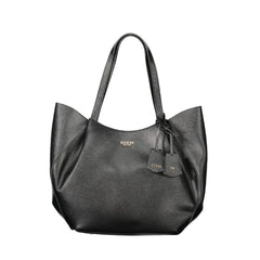 Guess Jeans Black Polyethylene Women Handbag - Shopper Bags