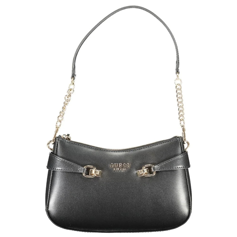 Guess Jeans Black Polyethylene Women Handbag - Shoulder Bags