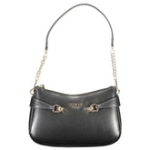 Guess Jeans Black Polyethylene Women Handbag - Shoulder Bags
