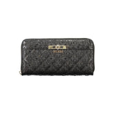 Guess Jeans Black Polyethylene Women Wallet - Wallets