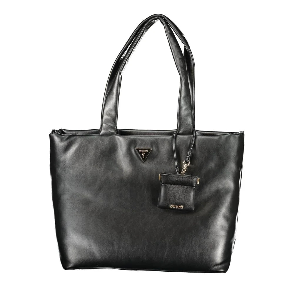 Guess Jeans Black Polyurethane Women’s Handbag