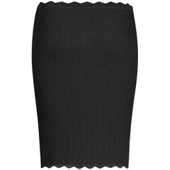Guess Jeans Black Viscose Skirt - XS - Skirts
