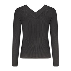 Guess Jeans Black Viscose Sweater - Sweaters