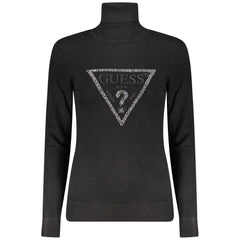 Guess Jeans Black Viscose Women Sweater - XL - Sweaters