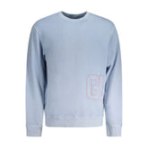 Guess Jeans Blue Cotton Men Sweater - M