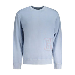 Guess Jeans Blue Cotton Men Sweater - M