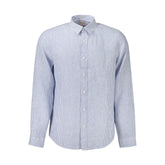Guess Jeans Blue Linen Men Shirt - XL
