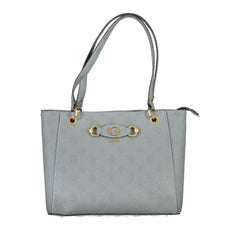 Guess Jeans Blue Polyethylene Handbag - Shoulder Bags