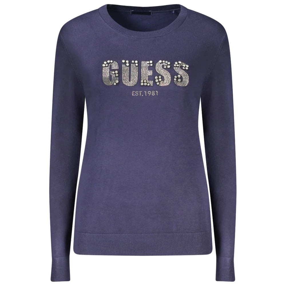 Guess Jeans Blue Viscose Women Sweater - Sweaters