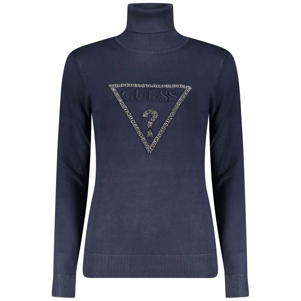 Guess Jeans Blue Viscose Women Sweater - XL