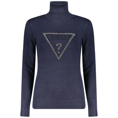 Guess Jeans Blue Viscose Women Sweater - XL