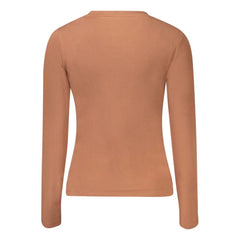 Guess Jeans Brown Cotton Women T-Shirt - XL