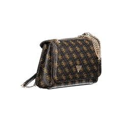 Guess Jeans Brown Polyethylene Handbag - Cross Body Bags