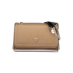 Guess Jeans Brown Polyethylene Handbag - Cross Body Bags