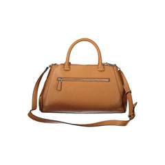 Guess Jeans Brown Polyethylene Handbag - Satchel Bags