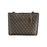 Guess Jeans Brown Polyethylene Handbag - Shopper Bags