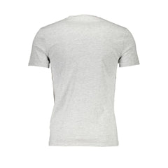 Guess Jeans Gray Cotton Men T-Shirt - T-Shirts