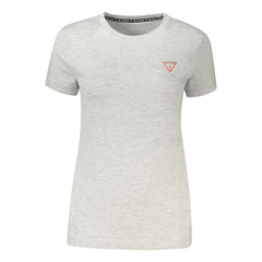 Guess Jeans Gray Cotton T-Shirt