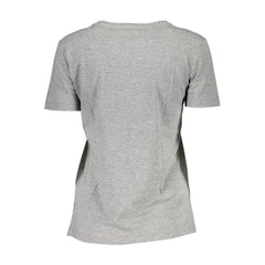 Guess Jeans Gray Cotton Women T-Shirt - T-Shirts