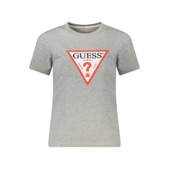 Guess Jeans Gray Cotton Women T-Shirt - T-Shirts
