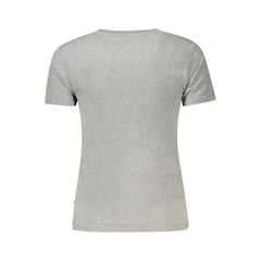 Guess Jeans Gray Cotton Women Top - T-Shirts