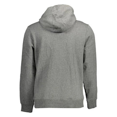 Guess Jeans Gray Organic Cotton Men Sweater - S - Hoodies
