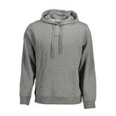 Guess Jeans Gray Organic Cotton Men Sweater - S - Hoodies