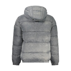Guess Jeans Gray Polyamide Jacket - M - Puffer Jackets