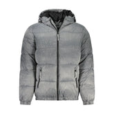 Guess Jeans Gray Polyamide Jacket - M - Puffer Jackets