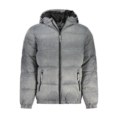 Guess Jeans Gray Polyamide Jacket - M - Puffer Jackets