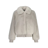 Guess Jeans Gray Polyester Jackets & Coat - L