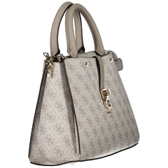 Guess Jeans Gray Polyethylene Handbag - Shoulder Bags