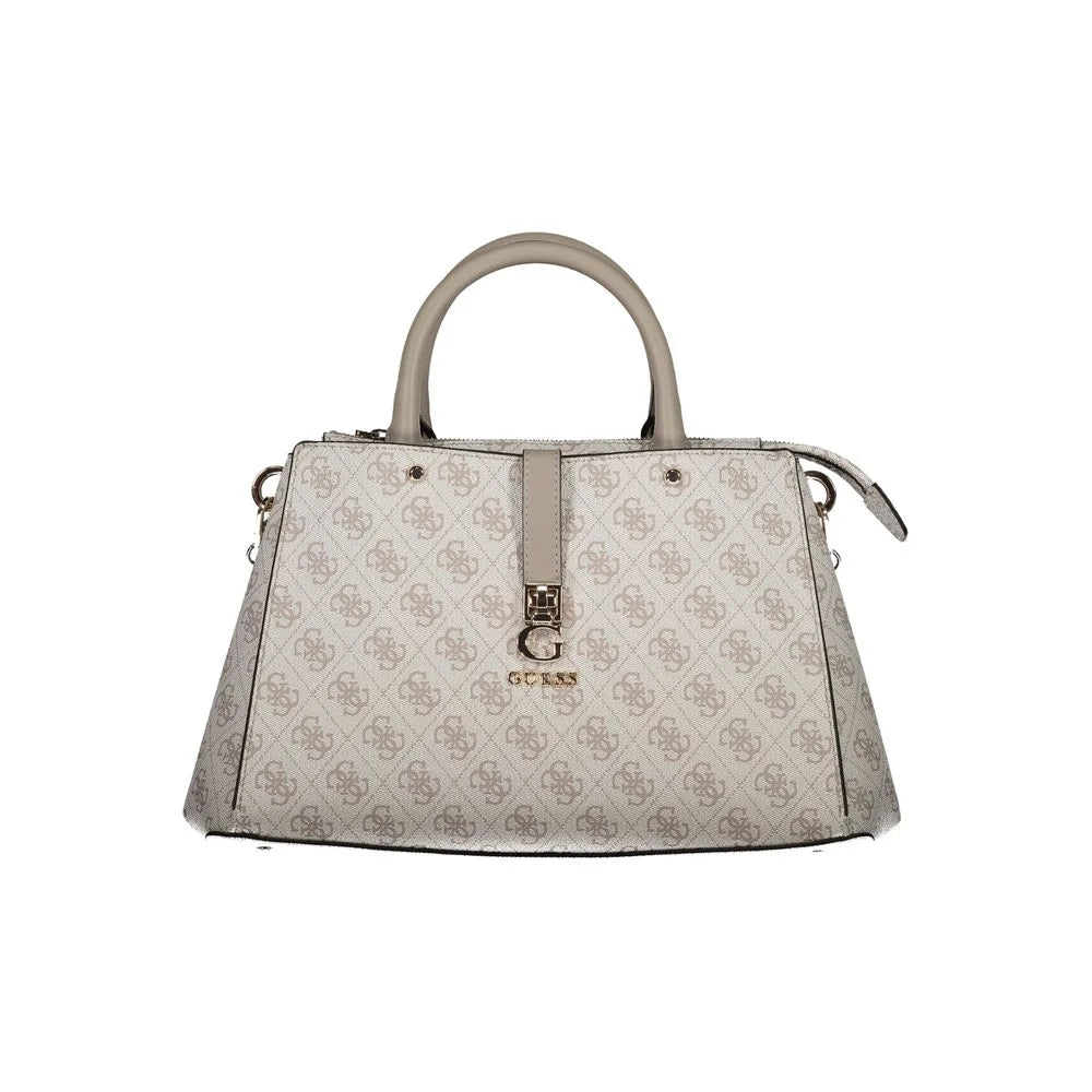 Guess Jeans Gray Polyethylene Handbag - Shoulder Bags