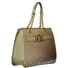 Guess Jeans Green Polyester Women Handbag - Shoulder Bags