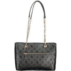 Guess Jeans Nero Poliuretano Women Handbag