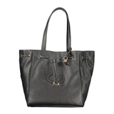 Guess Jeans Nero Poliuretano Women Handbag